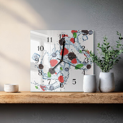 Orologio quadrato Gelato alla frutta