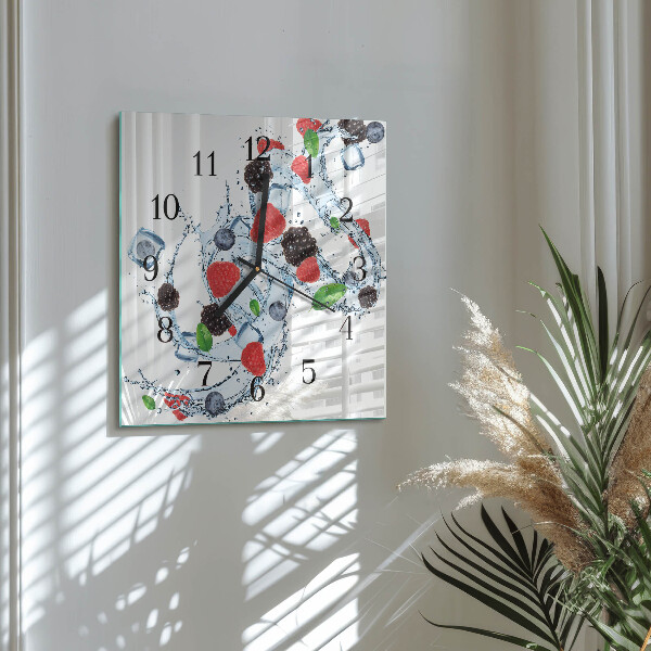 Orologio quadrato Gelato alla frutta