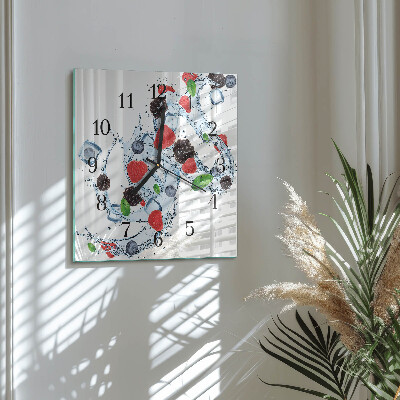 Orologio quadrato Gelato alla frutta