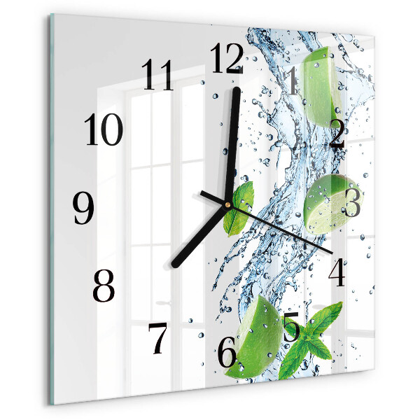 Orologio quadrato Menta