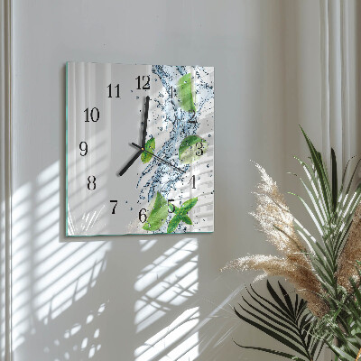 Orologio quadrato Menta