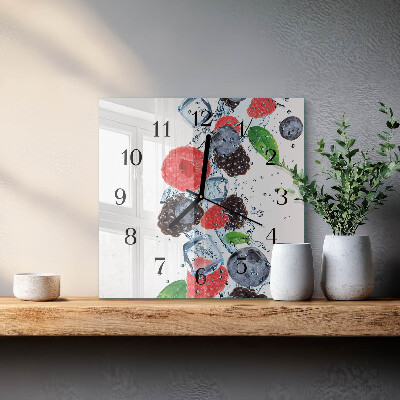 Orologio quadrato Gelato alla frutta