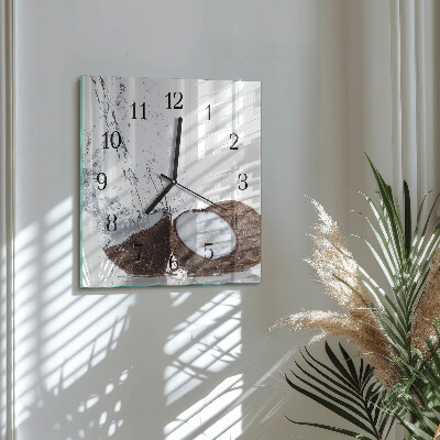 Orologio quadrato Noci di cocco