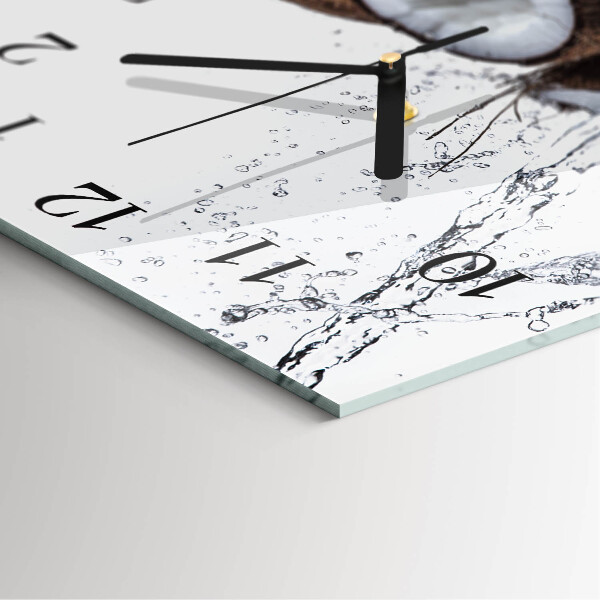 Orologio quadrato Noci di cocco