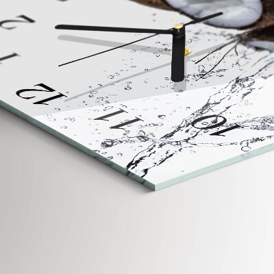 Orologio quadrato Noci di cocco