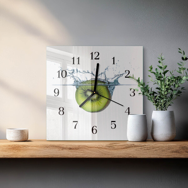 Orologio quadrato kiwi