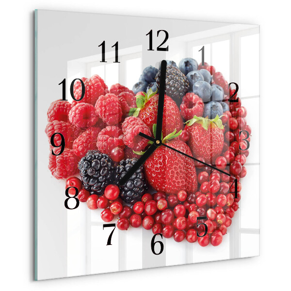 Orologio quadrato Frutta