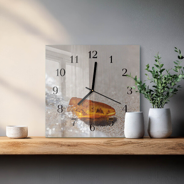 Orologio quadrato Ambra