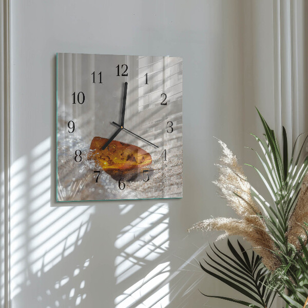 Orologio quadrato Ambra