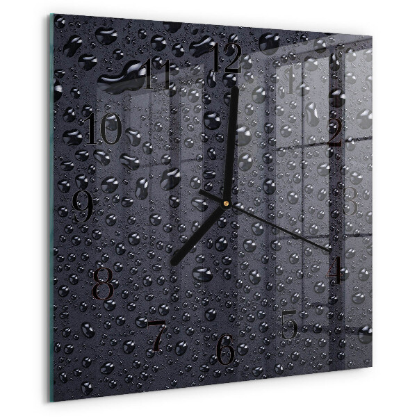 Orologio quadrato Gocce