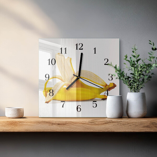 Orologio quadrato Banane