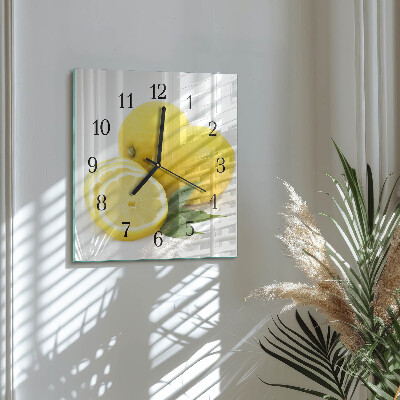 Orologio quadrato limoni