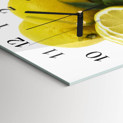 Orologio quadrato limoni