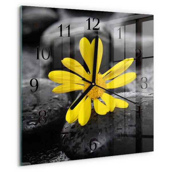 Orologio quadrato Fiore
