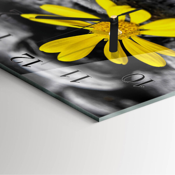 Orologio quadrato Fiore