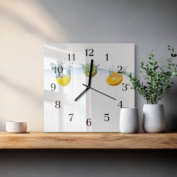 Orologio quadrato kiwi