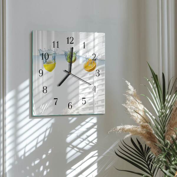 Orologio quadrato kiwi