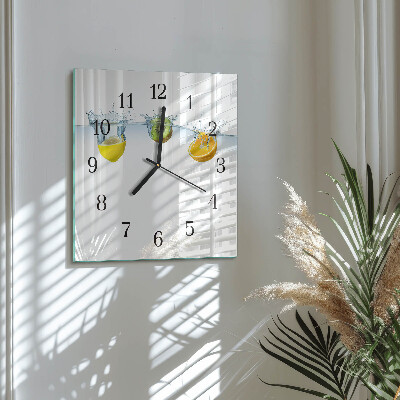 Orologio quadrato kiwi