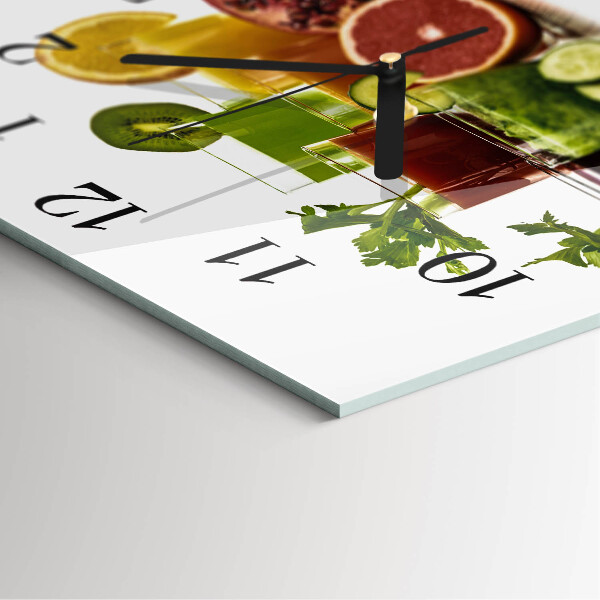 Orologio quadrato Succhi di frutta