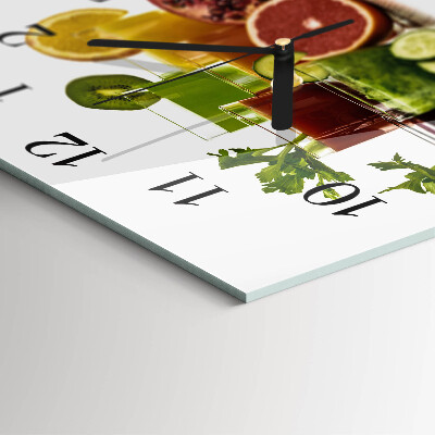 Orologio quadrato Succhi di frutta