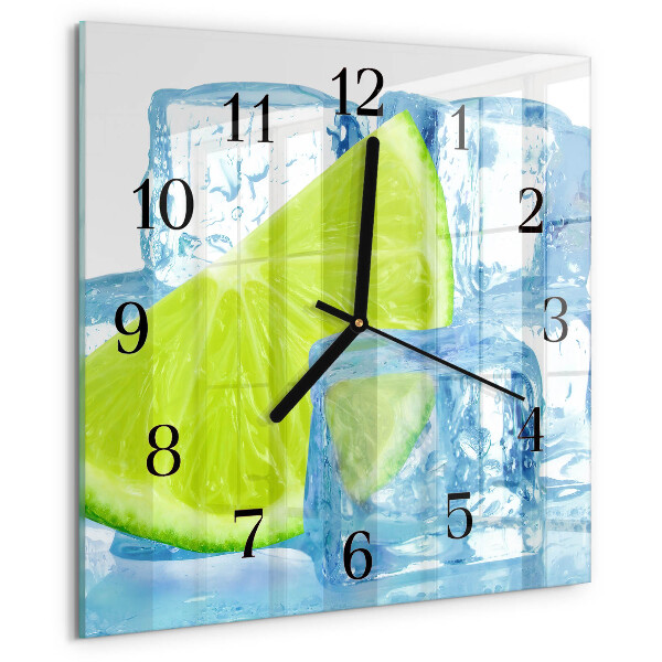 Orologio quadrato Ghiaccio al lime