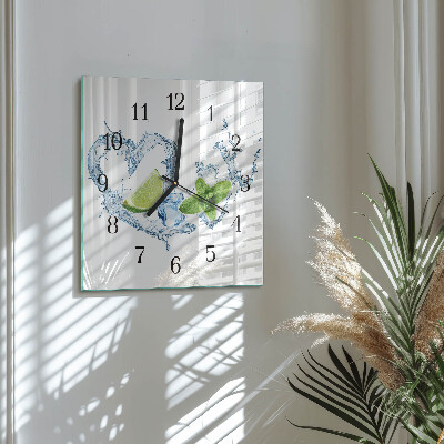 Orologio quadrato Menta