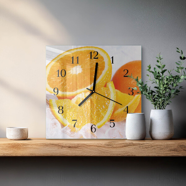 Orologio quadrato Arance