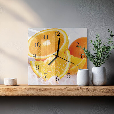 Orologio quadrato Arance