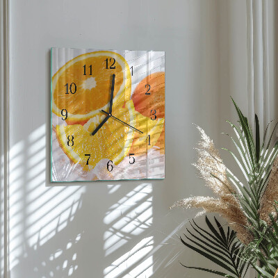 Orologio quadrato Arance