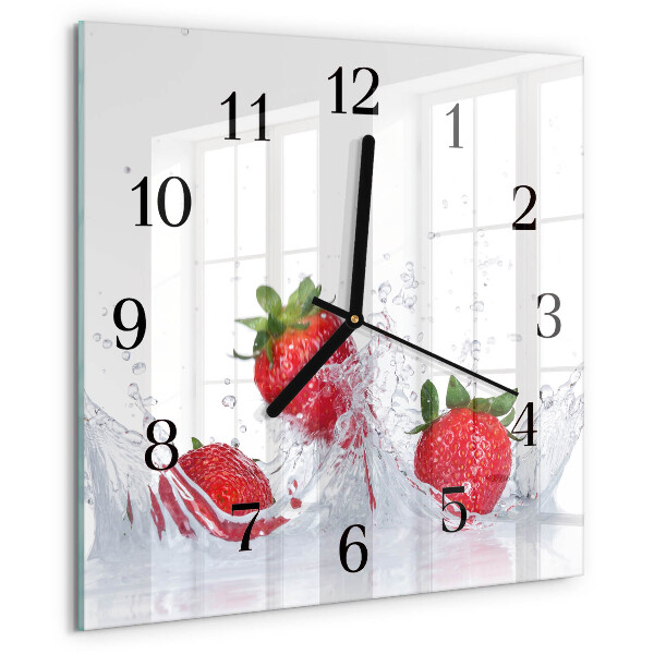 Orologio quadrato Fragola