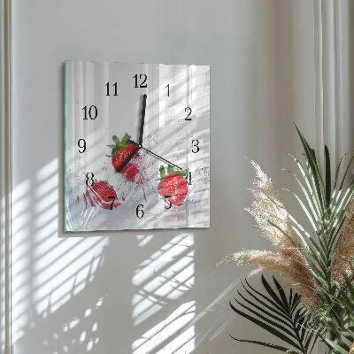 Orologio quadrato Fragola