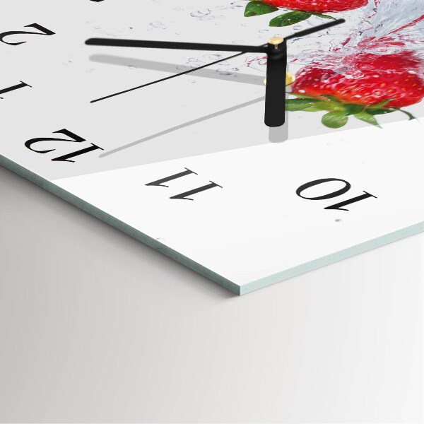 Orologio quadrato Fragola