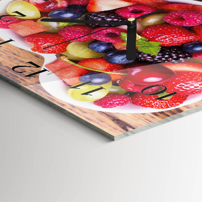 Orologio quadrato Frutta