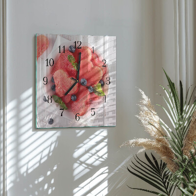 Orologio quadrato Cuore di anguria
