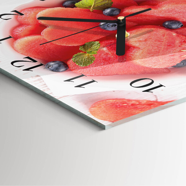 Orologio quadrato Cuore di anguria