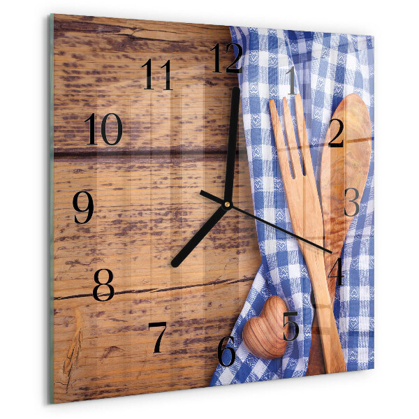 Orologio quadrato Legno e utensili