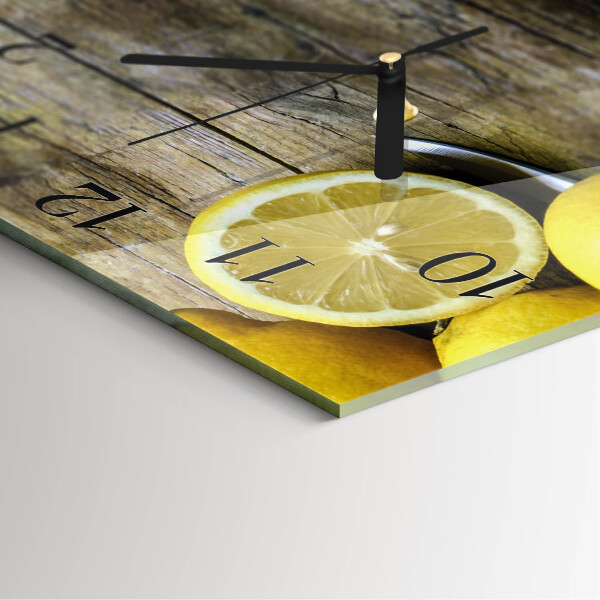 Orologio quadrato limoni succosi