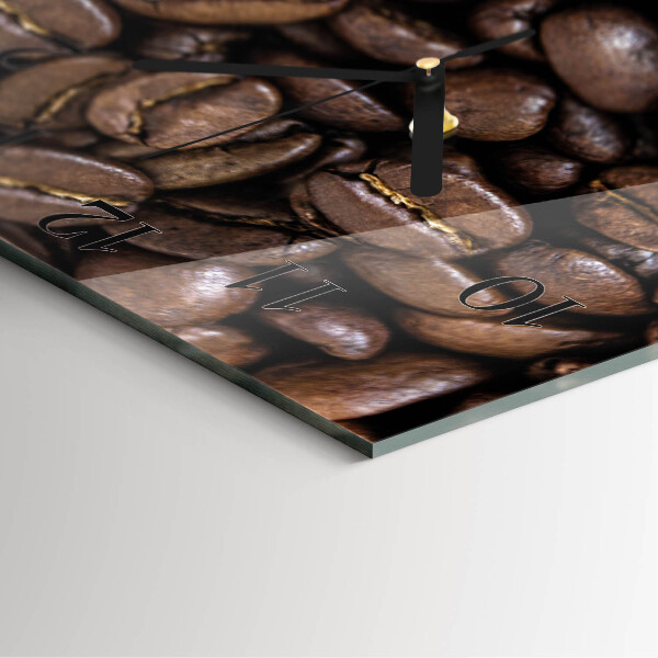 Orologio quadrato Caffè