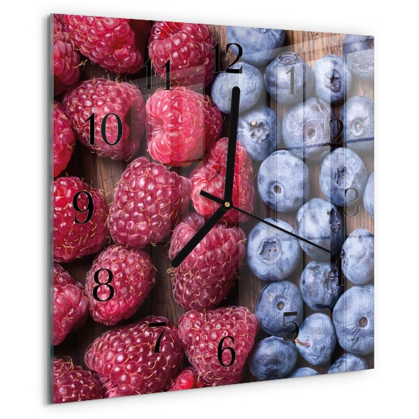 Orologio quadrato Frutti di bosco