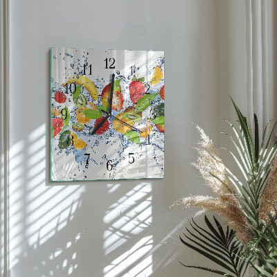 Orologio quadrato Acqua di Frutta