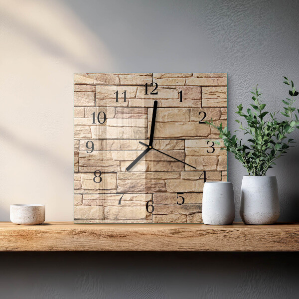 Orologio quadrato Clinker