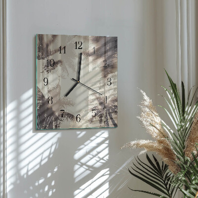 Orologio quadrato Palme