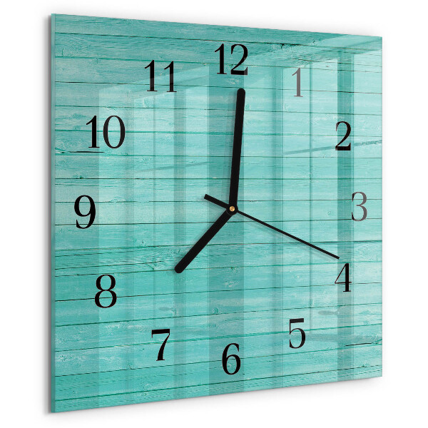 Orologio quadrato Tavole verdi