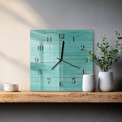 Orologio quadrato Tavole verdi