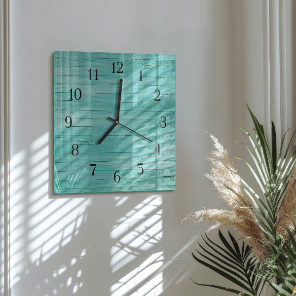 Orologio quadrato Tavole verdi