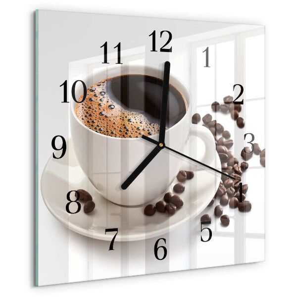 Orologio quadrato Tazza di caffè
