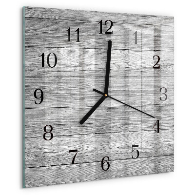 Orologio quadrato Legni grigi