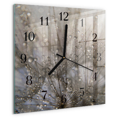 Orologio quadrato Gocce di rugiada