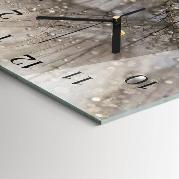 Orologio quadrato Gocce di rugiada