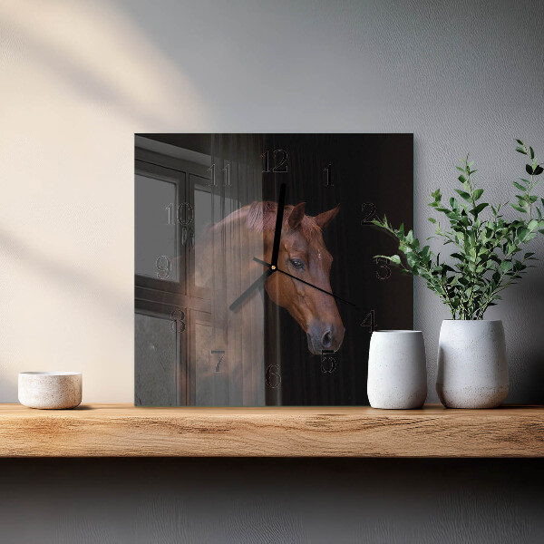 Orologio quadrato Cavallo